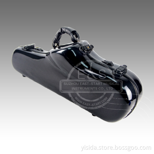 Black Fiberglass Alto Saxophone Case